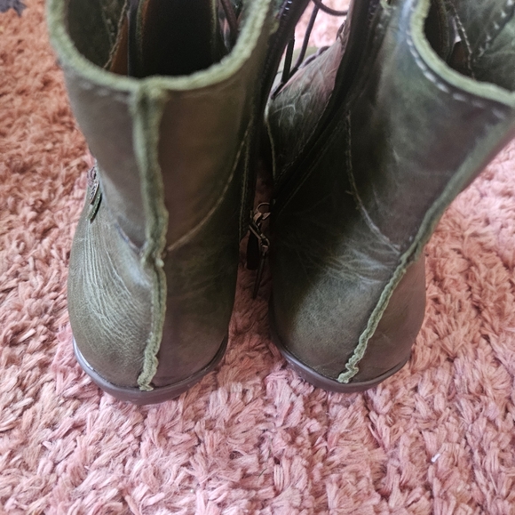Sergio Tomani Green ankle boot size 37 - Picture 3 of 4